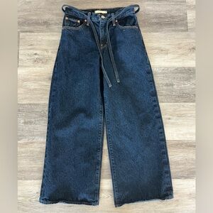 Levi’s Premium XL Straight Dark Blue Baggy Jeans Size 25